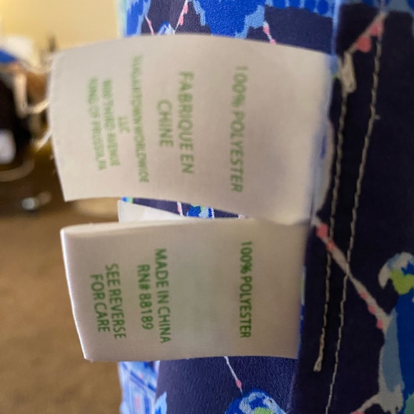 Lilly Pulitzer Lou Lou Floral Flutter Top - Size Large - Picture 5 of 9